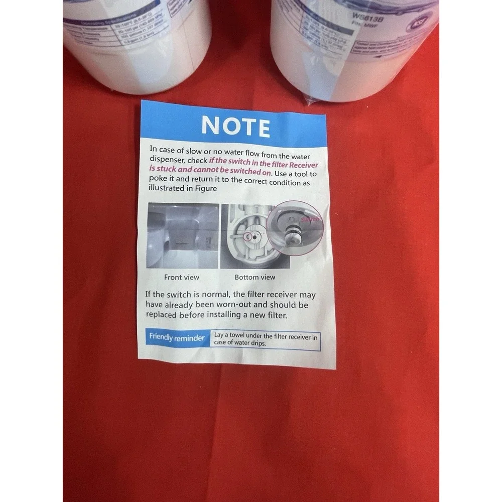 Waterspecialist WS613B – GE MWF, SmartWater, MWFP Replacement Filters 2-Pack